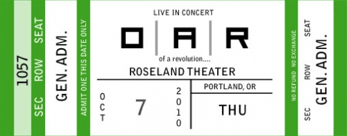 O.A.R. | 10/07/10 Roseland Theater